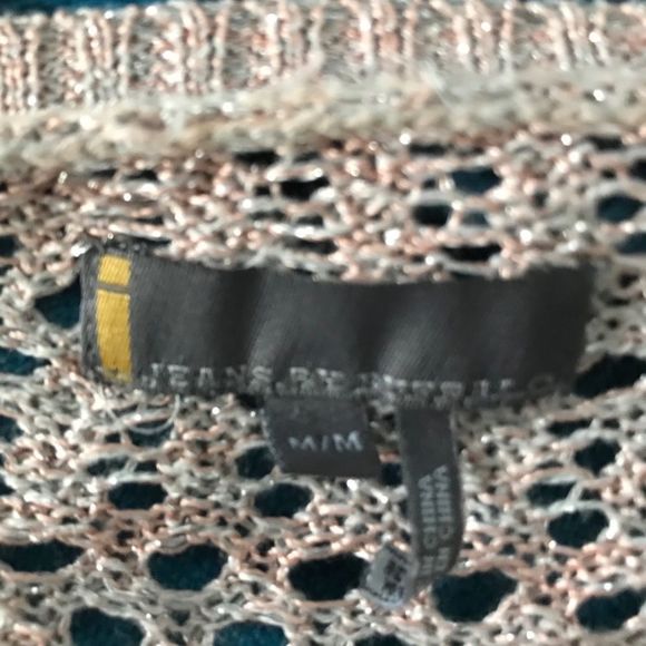 I Jeans by Buffalo Pink Open Knit Sweater Medium M - Picture 7 of 11